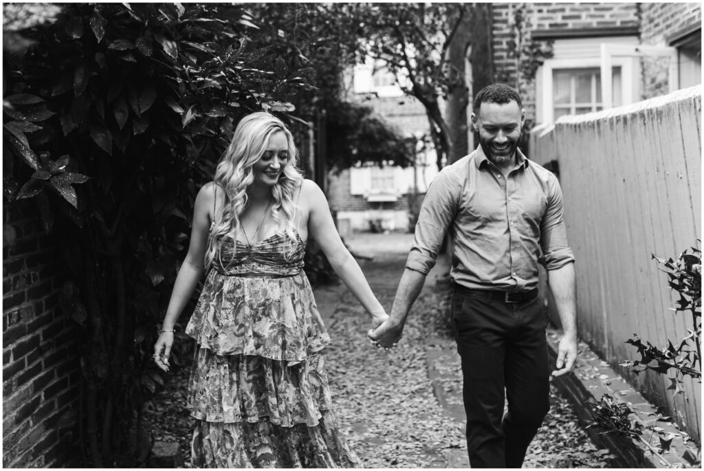 candid philly engagement photos