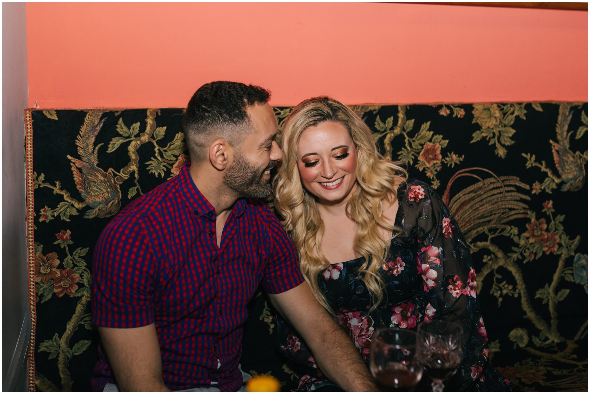 Rittenhouse Bar Philly Engagement Photos | Kristen & Greg - cjamie.com