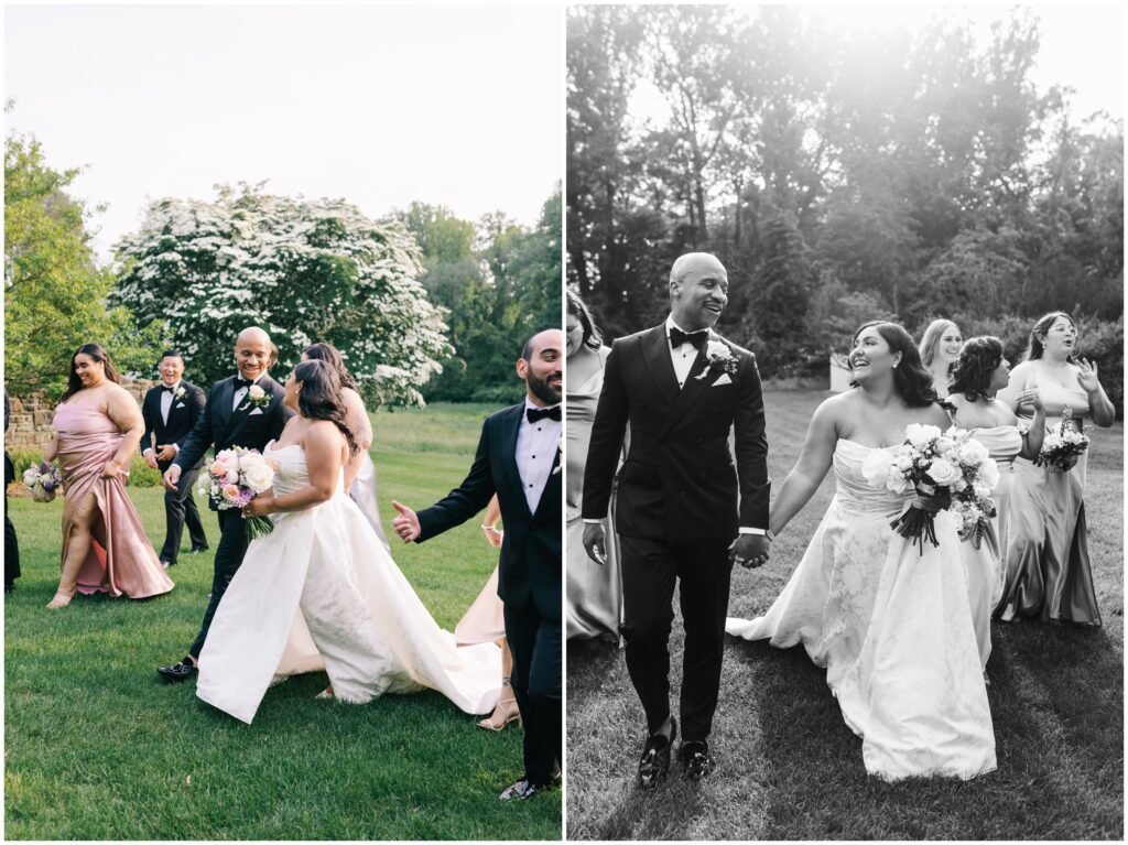 Candid wedding party photos | philadelphia wedding photographer