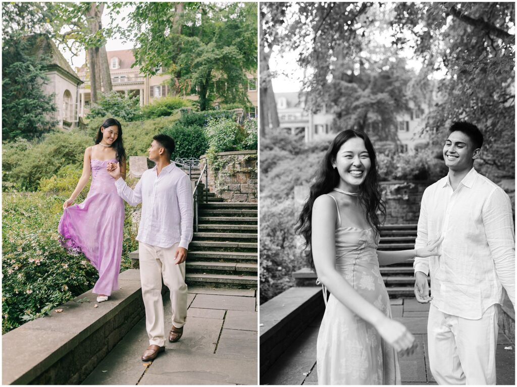 Winterthur Gardens Engagement Photos