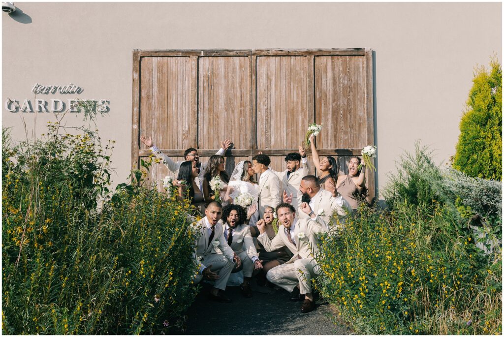 Terrain Gardens at DeVal Wedding Photos
